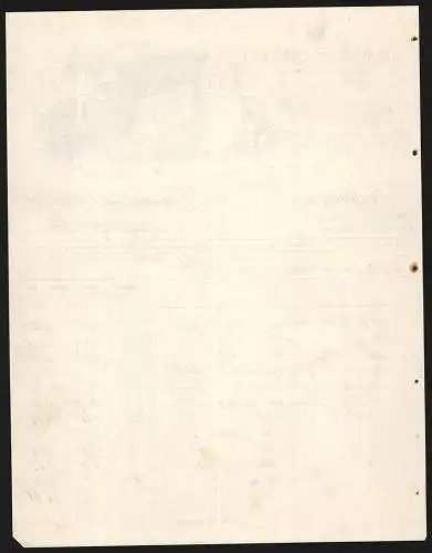 Rechnung Esslingen a. Neckar 1910, Immanuel Steudel, Eisenwaren und Electrotechn. Artikel, Ansicht der Geschäftsstelle
