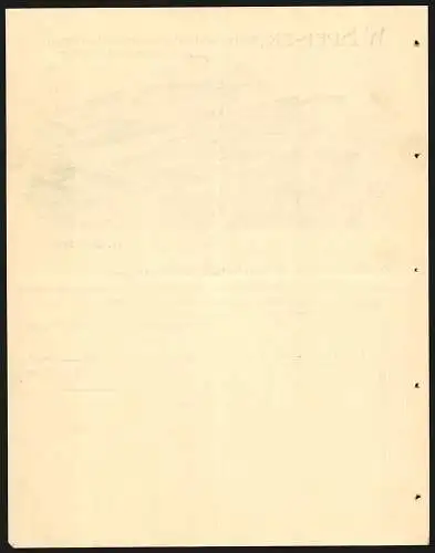 Rechnung Göppingen 1909, W. Speiser, Fabrik landwirtschaftlicher Maschinen & Eisengiesserei, Gesamtansicht des Betriebes