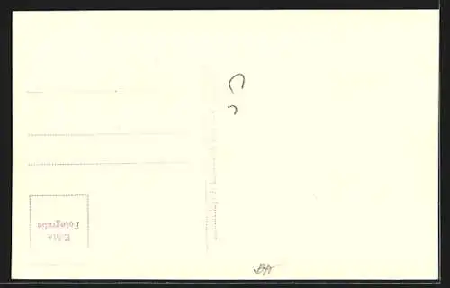 AK Probstdorf, Strassenpartie mit Kirchturm