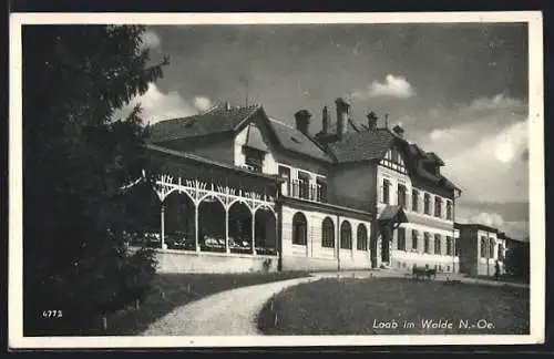 AK Laab im Walde /N.-Oe., Gebäudeansicht