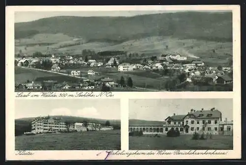 AK Laab im Walde /N.Oe., Erholungsheim der Wiener Bezirkskrankenkassa, Kloster, Teilansicht
