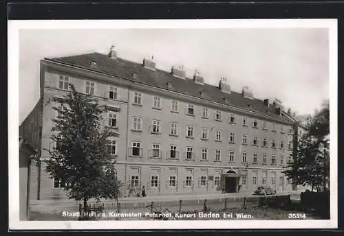 AK Baden bei Wien, Staatliche Heil- und Kuranstalt