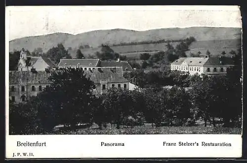 AK Breitenfurt, Panorama mit Franz Stelzers Restaurant