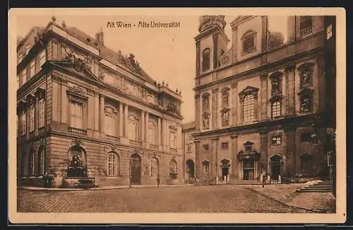 AK Wien, Partie an der alten Universität