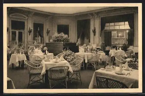 AK Wien, 500 Jahre Gasthaus Zur Linde u. Lindenkeller, Rotenturmstrasse 12, Speisesaal, Innenansicht