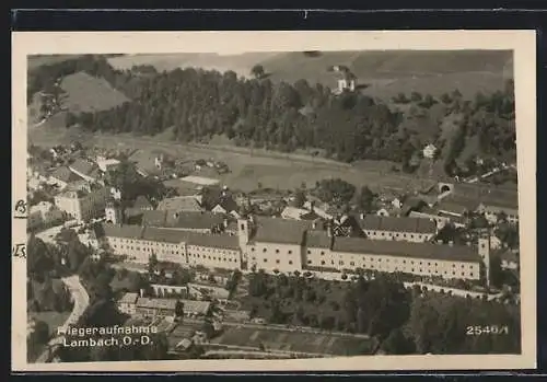 AK Lambach, Fliegeraufnahme vom Stift