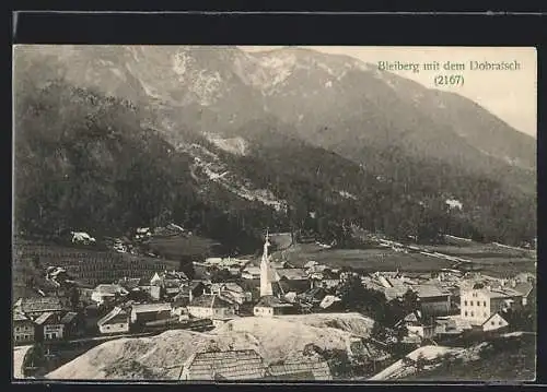 AK Bleiberg, Panorama mit Dobratsch