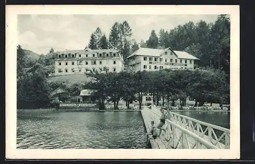 AK Maria Wörth, Sekirn am Wörthersee, Strandhotel Wienerheim