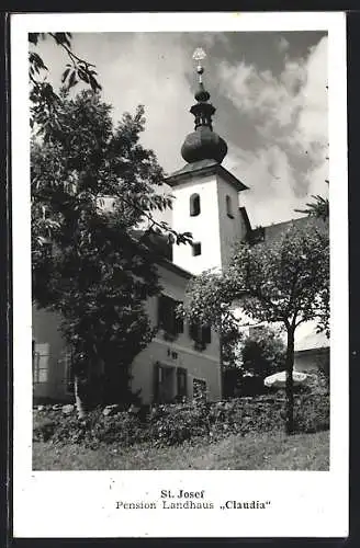 AK Villach, St. Josef, Pension Landhaus Claudia, Kirche