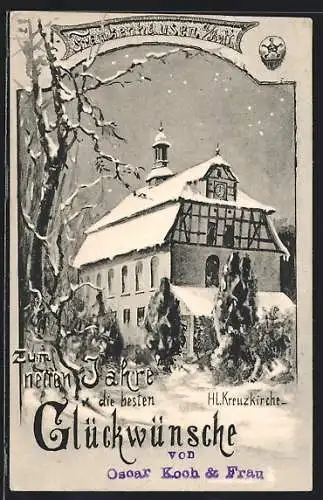 AK Bad Frankenhausen, Hl. Kreuzkirche