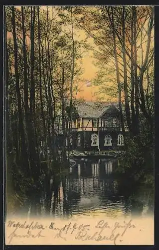 AK Lübbenau /Spreewald, Etablissement Wotschofska, Inh. Carl Belaschk