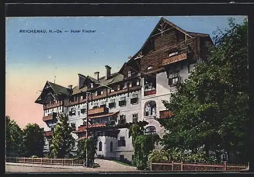 AK Reichenau /N.-Oe., Hotel Fischer