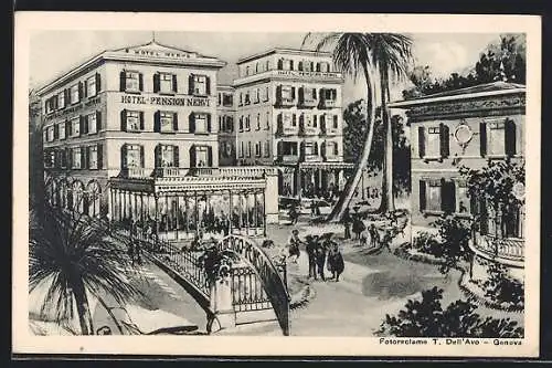 AK Nervi /Genova, Grand Hotel Pension Nervi