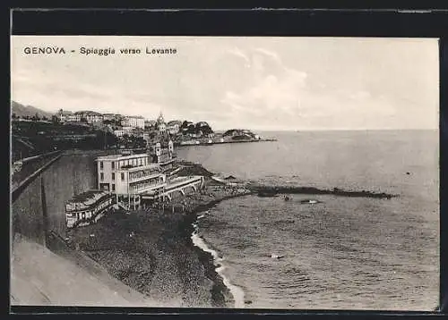 AK Genova, Spiaggia verso Levante