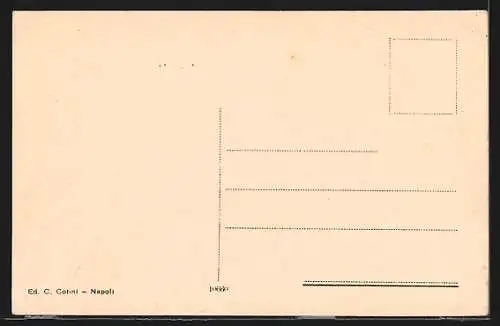 AK Napoli / Neapel, Forte S. Elmo, Hafenpartie