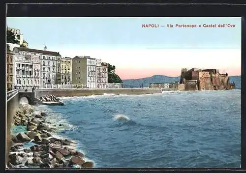 AK Napoli, Via Partenope e Castel dell`Ovo