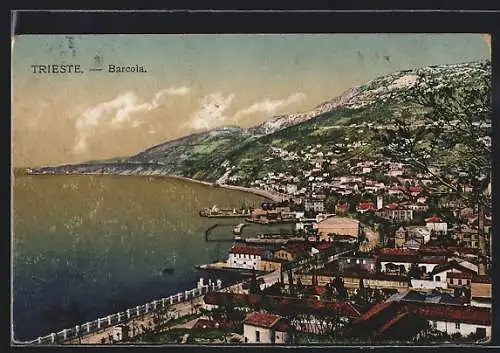 AK Trieste, Barcola, Ortsansicht