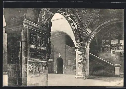 AK Pistoia, Palazzo Pretorio - Il Cortile ( lato Settentrionale )