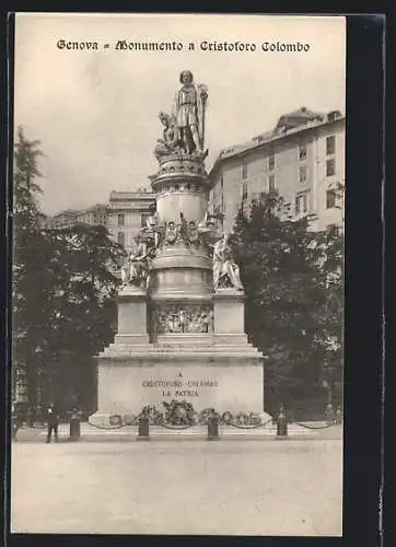 AK Genova, Monumento a Cristoforo Colombo