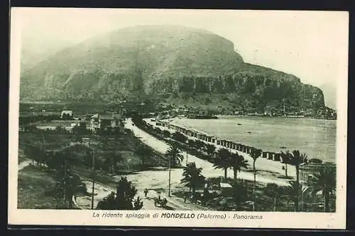 AK Mondello /Palermo, La ridente spiaggia & Panorama
