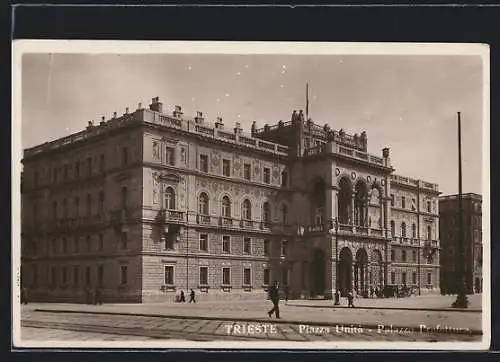 AK Trieste, Piazza Unita, Palazzo Prefettura