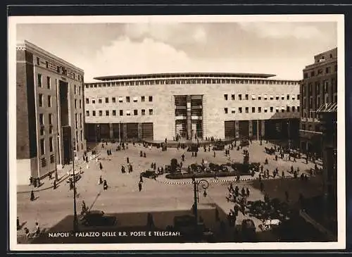 AK Napoli, Palazzo delle R. R. Poste Telegrafi