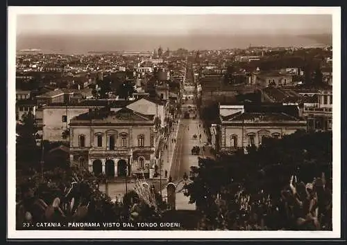 AK Catania, Panorama visto dal Tondo Gioeni