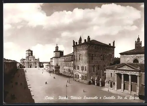 AK Capri, Piazza Vittorio Emanuele e Castello Pio di Savoia