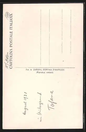 AK Cortina, Die Kirche gegen die Berge