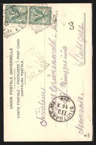 Lithographie Venezia, Palazzo Rezzonico