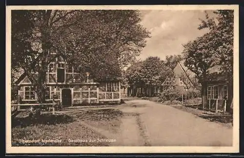 AK Otterndorf / Niederelbe, Gasthaus zur Schleuse