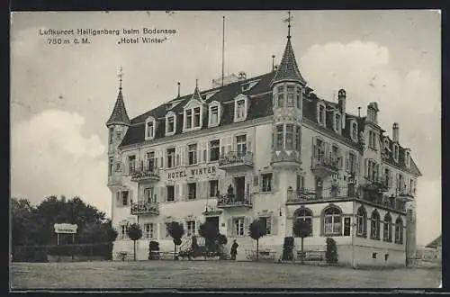 AK Heiligenberg beim Bodensee, Hotel Winter