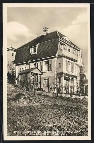 AK Überlingen a. Bodensee, Erholungsheim Gültig im Sonnenschein