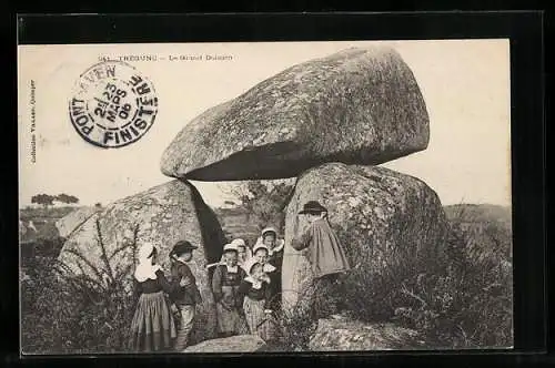 AK Tregunc, Le Grand Dolmen, Ausgrabung