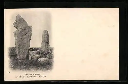 AK Erdeven, Les Menhirs, Ausgrabung