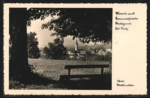 AK Radegund, Blick auf die Ortschaft