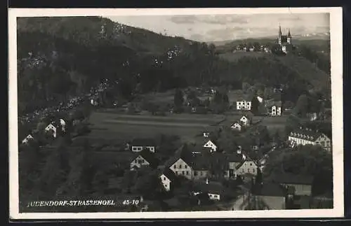 AK Judendorf-Strassengel, Ortsansicht aus der Vogelschau