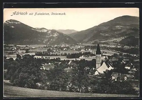 AK Frohnleiten, Adriach mit Blick nach Frohnleiten