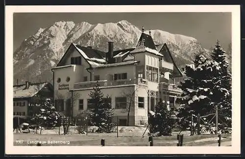 AK Oberstdorf i. bayr. Allgäu, Das Hotel Landhaus Ballenberg