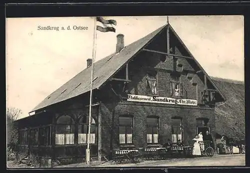 AK Eckernförde, Gasthaus Sandkrug v. Chr. Mohr