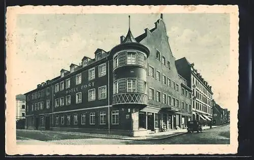 AK Kempten i. Allgäu, Hotel Post von H. Huiras