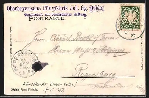 Künstler-AK Eugen Felle: Babenhausen / Schwaben, Fugger-Centennarfeier 1903, Fürst Carl Fugger