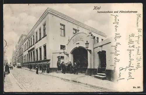 AK Kiel, Seemannshaus und Flämischestrasse