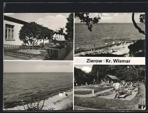 AK Zierow, Strand, Minigolfanlage, Bungalows