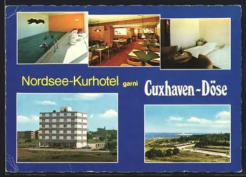 AK Cuxhaven-Döse, Nordsee-Kurhotelgarni in fünf Ansichten