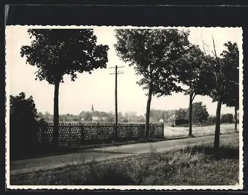 AK Prierosbrück (Mark), Ortsansicht aus der Ferne