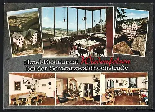 AK Sand über Bühl (Baden), Hotel-Restaurant Wiedenfelsen bei der Schwarzwaldhochstrasse