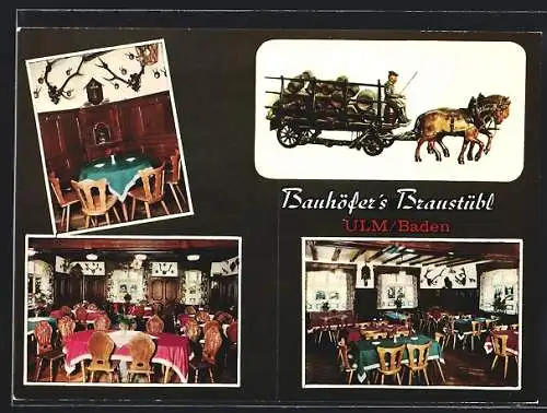 AK Renchen-Ulm /Schwarzwald, Gasthaus Bauhöfers Braustübl