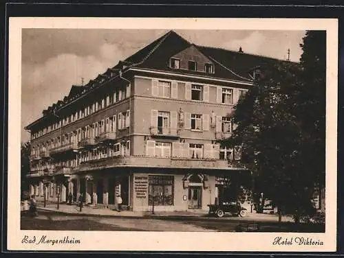 AK Bad Mergentheim, Blick auf Kurhotel Viktoria