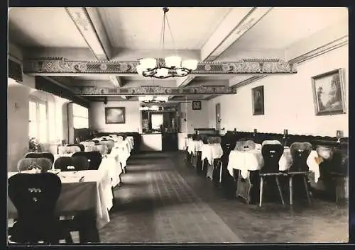 AK Bad Köstritz, Speisesaal im Sanatorium